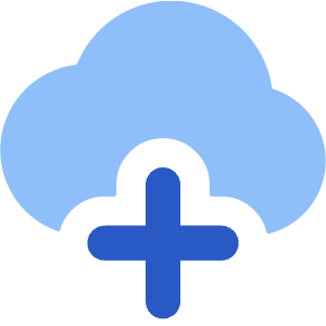 Cloud Add Icon from Core Flat - Free Set