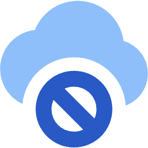 Cloud Block Icon from Core Flat - Free Set