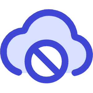 Cloud Block Icon from Core Duo - Free Set