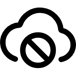 Cloud Block Icon from Core Line - Free Set
