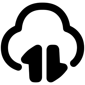 Cloud Data Transfer Icon from Plump Remix - Free Set