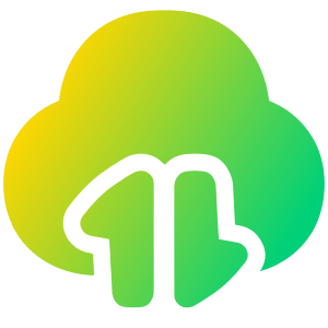 Cloud Data Transfer Icon from Plump Gradient - Free Set