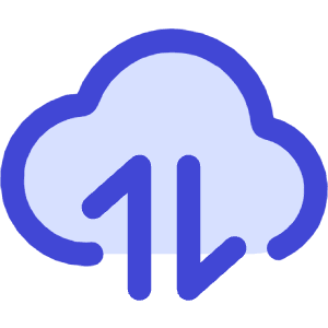Cloud Data Transfer Icon from Core Duo - Free Set