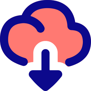 Cloud Download Icon from Flex Pop - Free Set