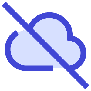 Cloud Off Icon from Sharp Duo - Free Set