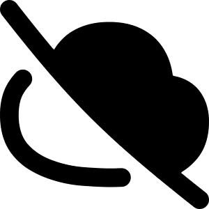 Cloud Off Icon from Flex Remix - Free Set