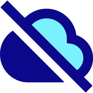 Cloud Off Icon from Sharp Pop - Free Set