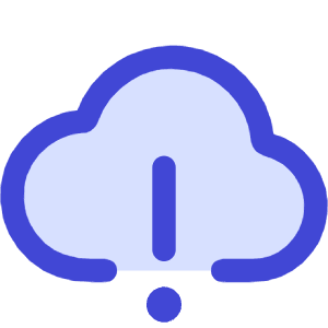 Cloud Warning Icon from Core Duo - Free Set