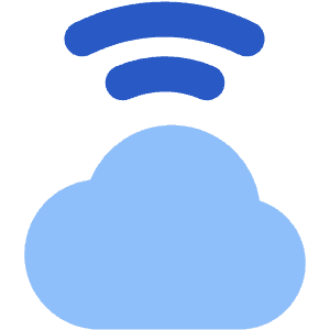 Cloud Wifi Icon from Core Flat - Free Set