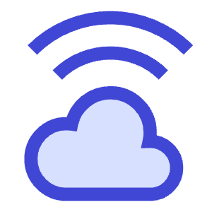 Cloud Wifi Icon from Sharp Duo - Free Set
