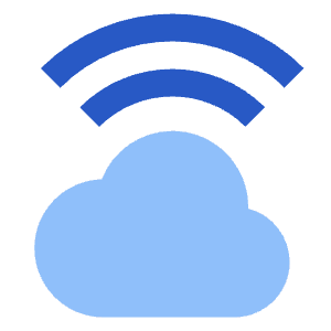 Cloud Wifi Icon from Sharp Flat - Free Set