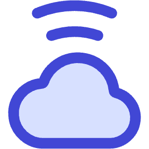 Cloud Wifi Icon from Core Duo - Free Set
