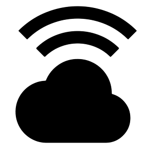 Cloud Wifi Icon from Sharp Solid - Free Set