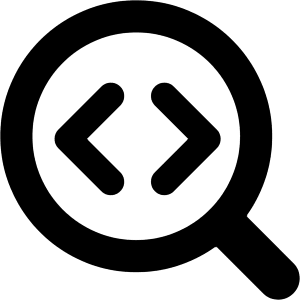 Code Analysis Icon from Core Solid - Free Set