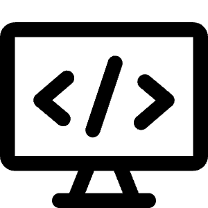 Code Monitor 1 Icon from Core Line - Free Set