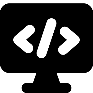 Code Monitor 1 Icon from Core Solid - Free Set