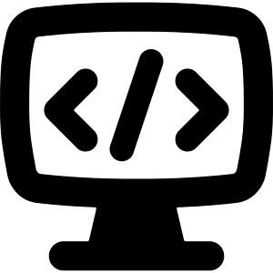 Code Monitor 1 Icon from Flex Solid - Free Set