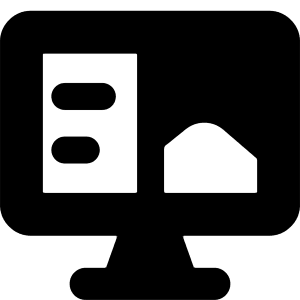 Code Monitor 2 Icon from Core Solid - Free Set