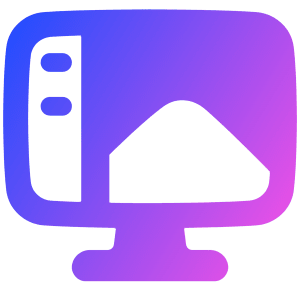 Code Monitor 2 Icon from Plump Gradient - Free Set