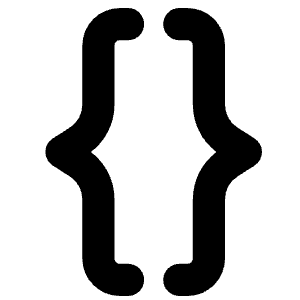 Curly Brackets Icon from Core Solid - Free Set