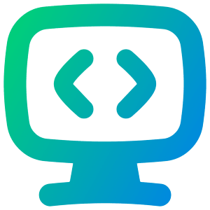 Desktop Code Icon from Flex Gradient - Free Set