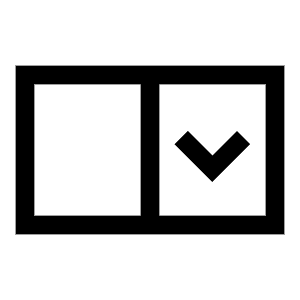 Drop Down Menu Icon from Sharp Line - Free Set