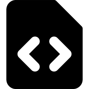 File Code 1 Icon from Core Solid - Free Set