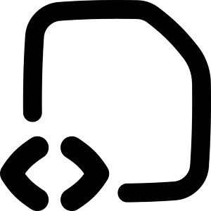 File Code 1 Icon from Flex Remix - Free Set