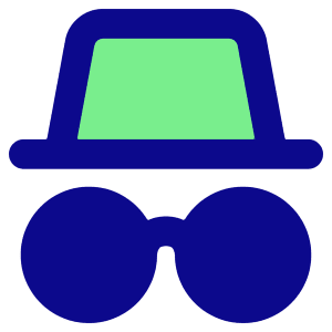 Incognito Mode Icon from Core Pop - Free Set