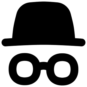 Incognito Mode Icon from Flex Remix - Free Set