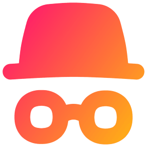 Incognito Mode Icon from Flex Gradient - Free Set