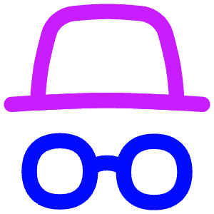 Incognito Mode Icon from Flex Neon - Free Set