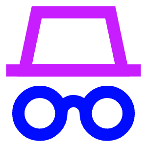 Incognito Mode Icon from Sharp Neon - Free Set