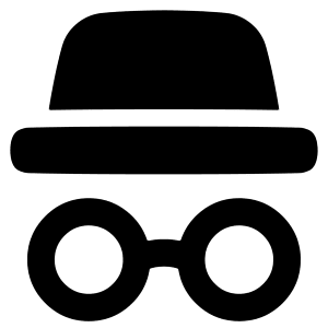 Incognito Mode Icon from Plump Solid - Free Set