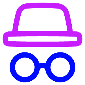 Incognito Mode Icon from Plump Neon - Free Set