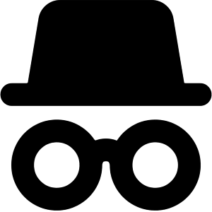 Incognito Mode Icon from Core Solid - Free Set