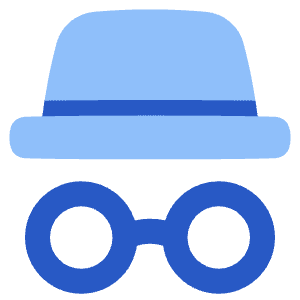 Incognito Mode Icon from Plump Flat - Free Set
