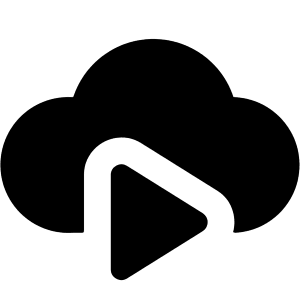 Insert Cloud Video Icon from Core Solid - Free Set