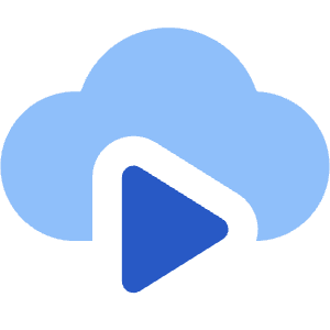 Insert Cloud Video Icon from Core Flat - Free Set