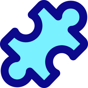 Module Puzzle 1 Icon from Core Pop - Free Set