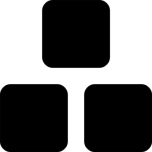 Module Three Icon from Core Solid - Free Set