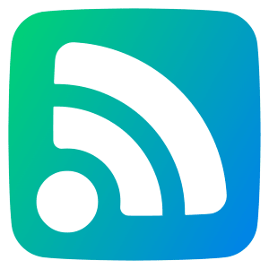Rss Square Icon from Plump Gradient - Free Set