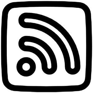 Rss Square Icon from Plump Line - Free Set