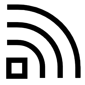 Rss Symbol Icon from Sharp Line - Free Set