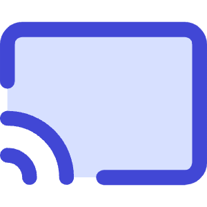Screen Broadcast Icon from Core Duo - Free Set