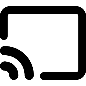 Screen Broadcast Icon from Core Remix - Free Set