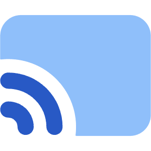 Screen Broadcast Icon from Core Flat - Free Set
