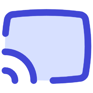 Screen Broadcast Icon from Flex Duo - Free Set