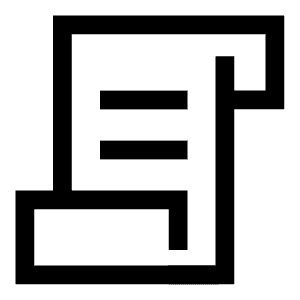 Script 1 Icon from Sharp Line - Free Set