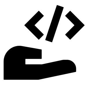 Share Code Icon from Sharp Solid - Free Set